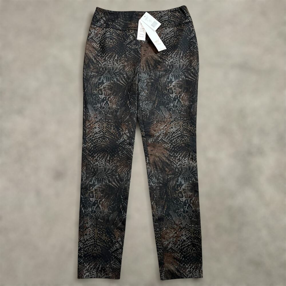 Up! Luxe Amazonia Pants 6 Womens Ponte Full Length Tummy Control Slimming New